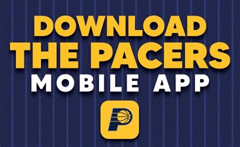 Pacers Official Mobile App .